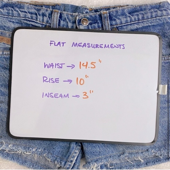 Vintage Great Western Garment Company Distressed Cut Off Jean Shorts 28 - Picture 4 of 10